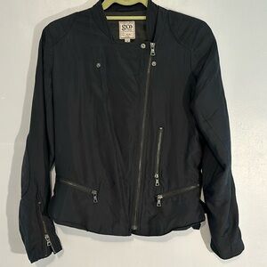 GO by Go silk jacket , black